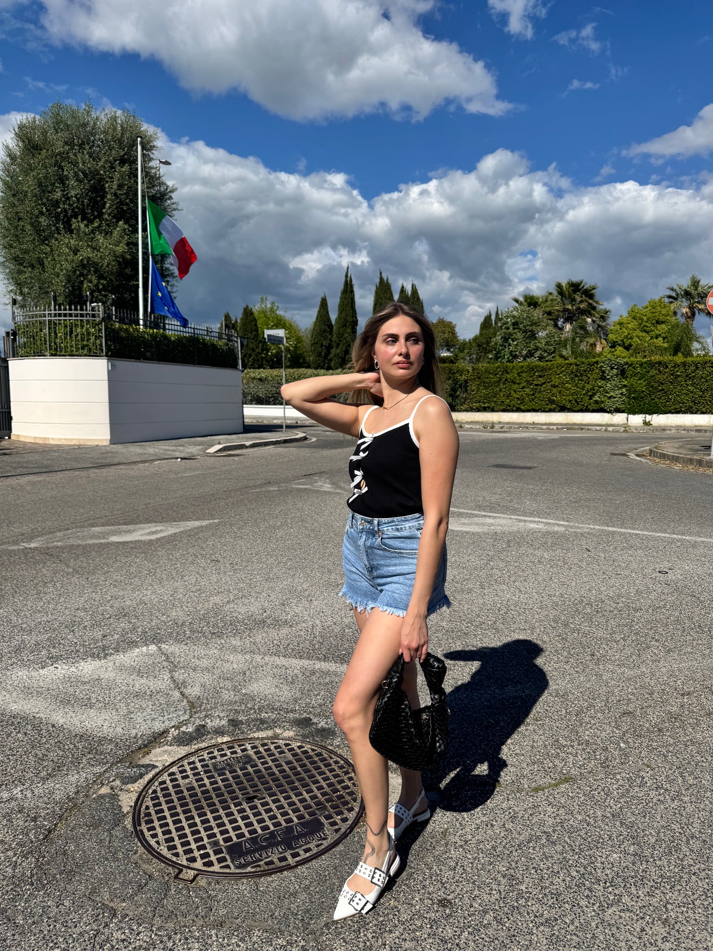 Canottiera Aurora Nera