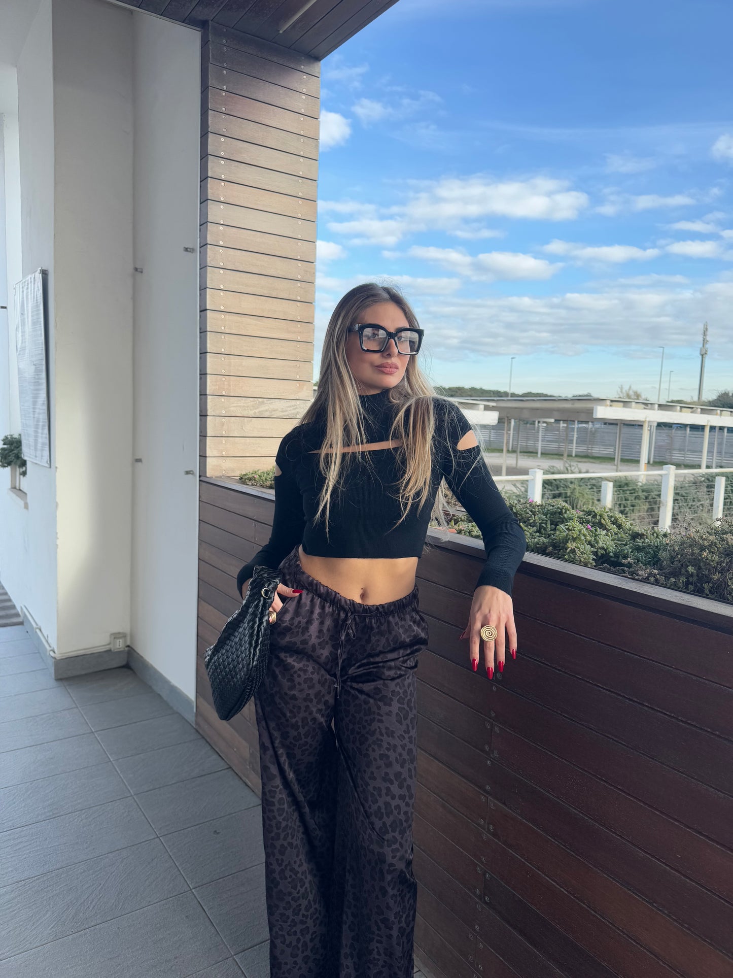 Pantalone Leopardato