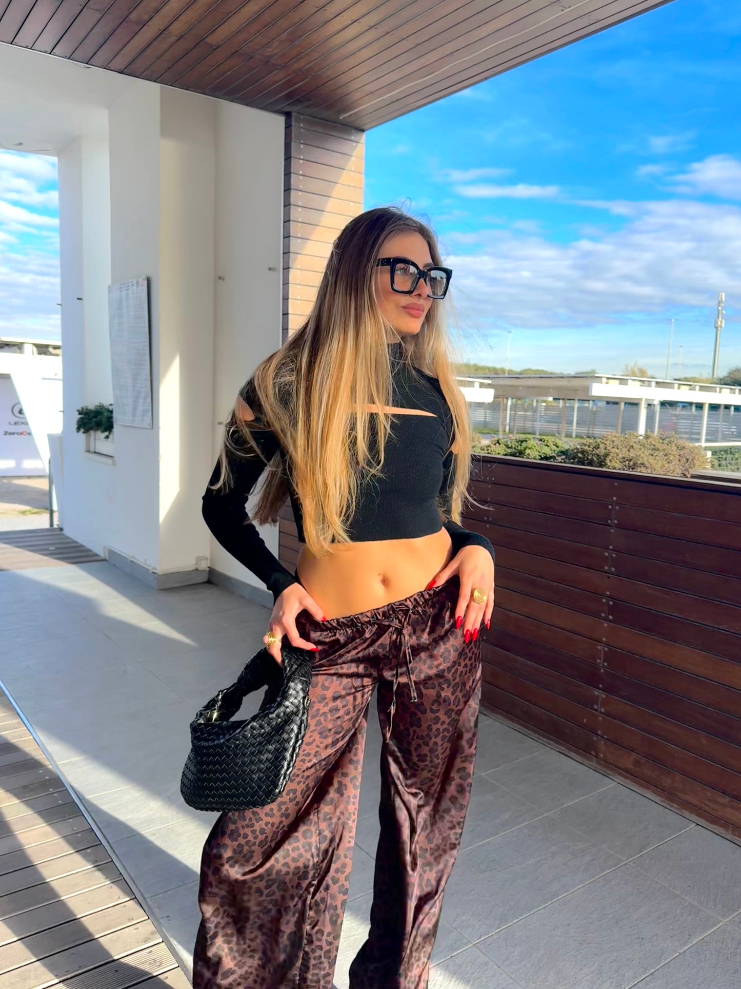 Pantalone Leopardato